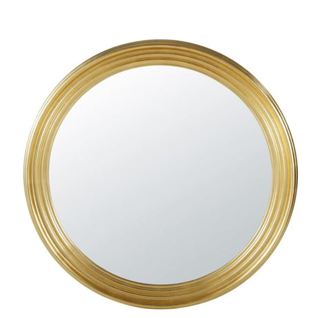 Miroir Rond Moulures Dorées D120