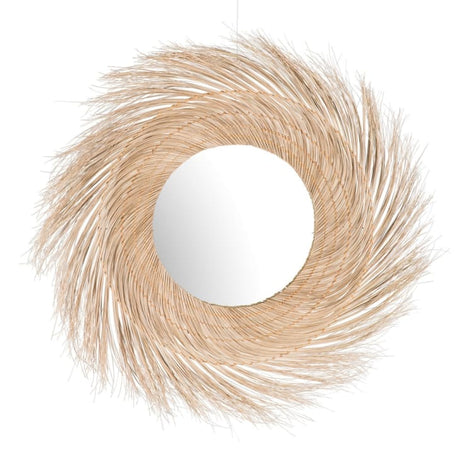 Miroir Rond Fibre Coco D110