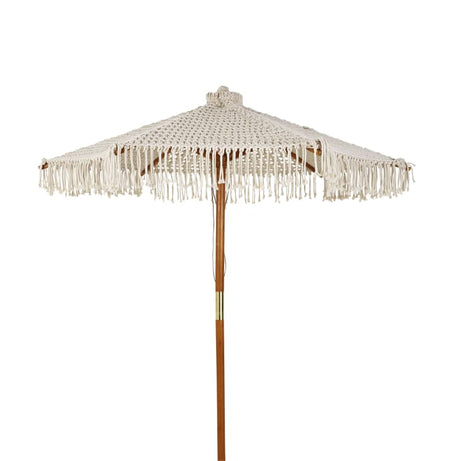 Parasol 2x2m Macramé Beige