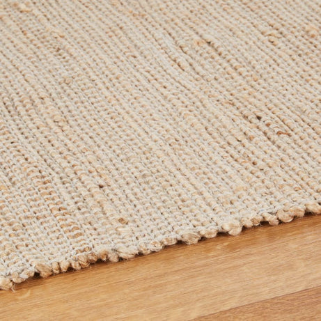 Tapis Coton Recyclé Jute Beige 120x180